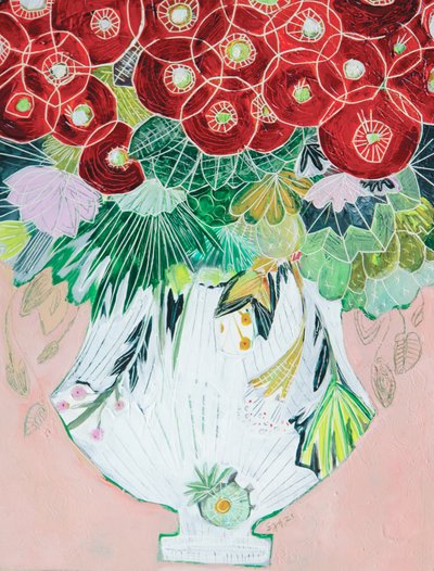 Vackert blomstervas av Sarah Fitzgerald