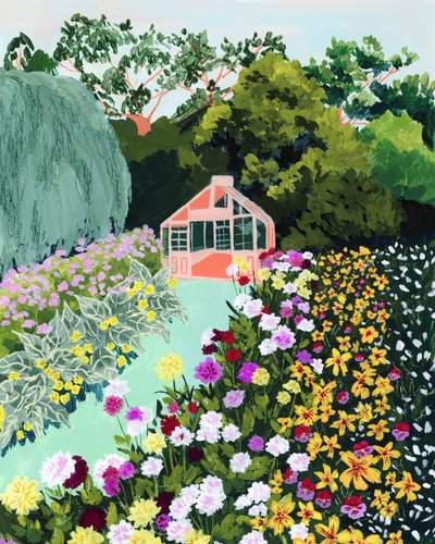 Blooming Garden-växthuset av Sarah Gesek