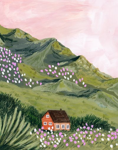Mountain Home – Rosa himmel av Sarah Gesek
