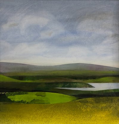 Wässrige Somerset Landschaft von Sarah Thompson-Engels