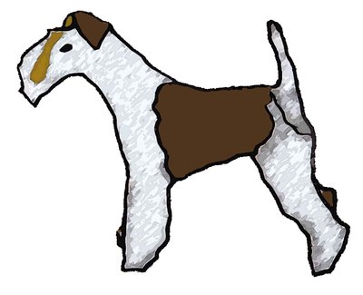 Fox terrier av Sarah Thompson-Engels