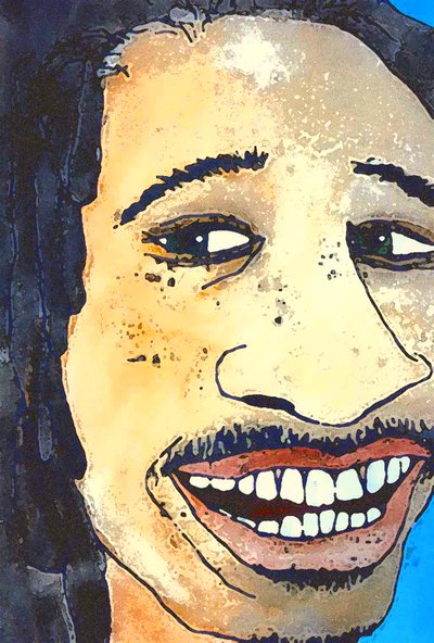 Rastaman, 2020 (Inc Paper) av Sarah Thompson-Engels
