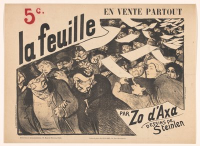 Reklamräkning för La feuille av Zo d