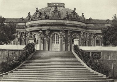 Potsdam, Schloss Sanssouci; Sanssouci Palace (s/v foto) av Sasha Stone