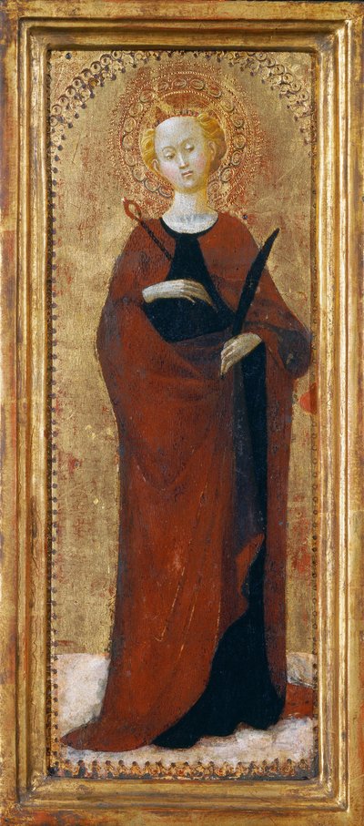 Saint Apollonia, ca. 1435. av Sassetta