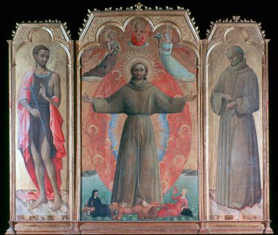 Den helige Franciskus extas, 1437-1444 av Sassetta