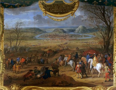 Handlingarna av Louis II Prince of Bourbon Conde (Bourbon-Conde) kallad Grand Conde (1621-1686), erövring av Franche-Comte (Franche Comte) av Sauveur Le Conte