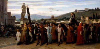 Buondelmontes begravning av Saverio Altamura