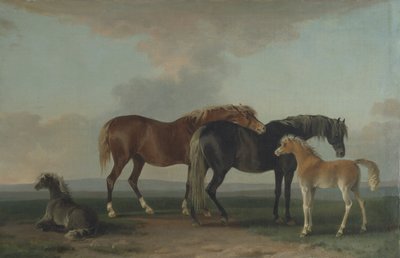 Sto och föl (olja på duk) av Sawrey Gilpin