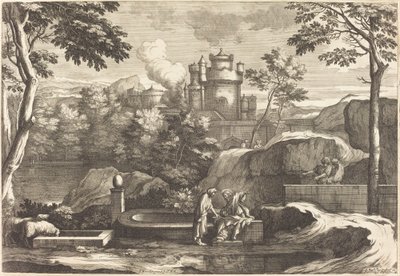 Jesus och samariten av Sébastien Bourdon
