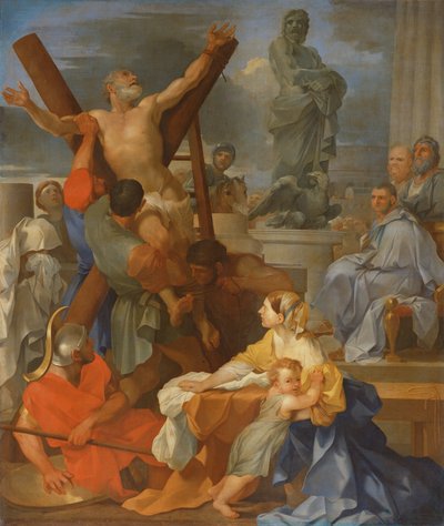St Andrews martyrskap av Sébastien Bourdon