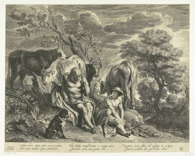 Mercury en Argus av Schelte Adamsz. Bolswert