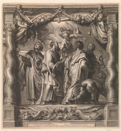 Fyra evangelister av Schelte Adamsz. Bolswert