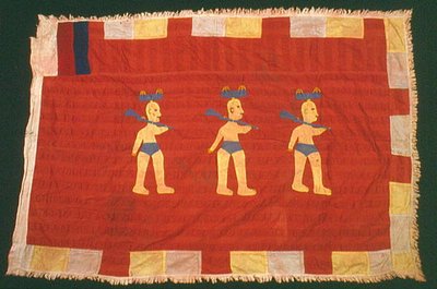 Flagga, från Ghana (textil) av School African