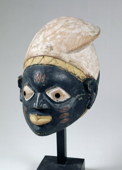 Gelede-mask från Yoruba Society, Nigeria av School African