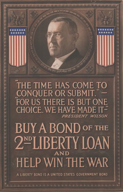 Köp en obligation av 2nd Liberty Loan och hjälp till att vinna kriget, ca 1917 (litografi) av School American
