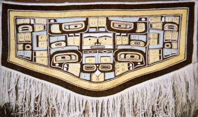 Chilkat filt, Tlingit Tribe (textilier) av School American