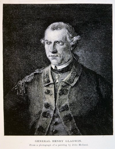 General Henry Gladwin, från ett fotografi av en målning av John Holland (litho) av School American