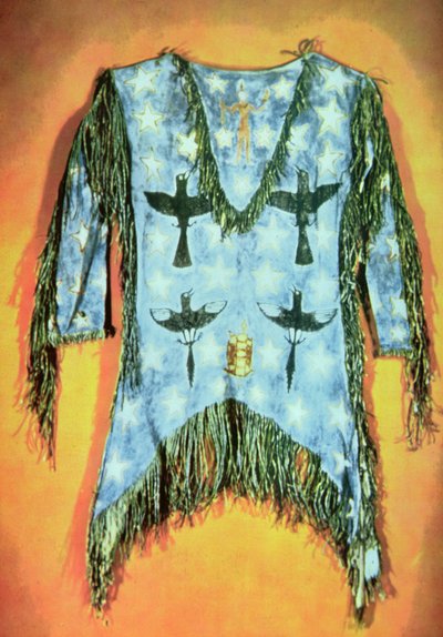 Spökdansklänning, Arapaho-stammen (hjortskinn) av School American