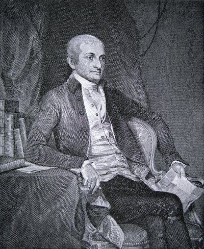 John Jay (1745-1829) (gravyr) av School American