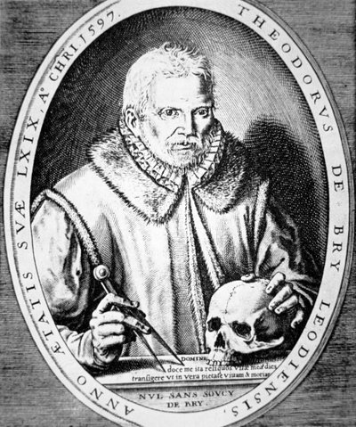 Theodore de Bury (Litho) av School American