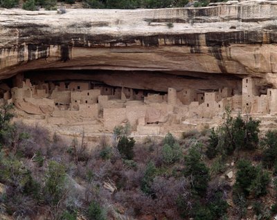 Utsikt över Cliff-palatset (1993, fotografi) av School Anasazi
