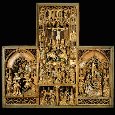 Passionsaltare, ca 1500-10 (ek) av School Antwerp