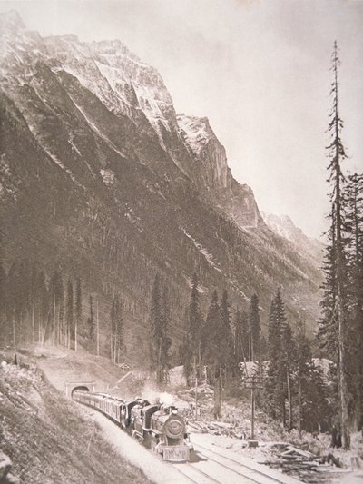 Canadian Pacific Railway Train, ca 1925 (s/v foto) av School Canadian