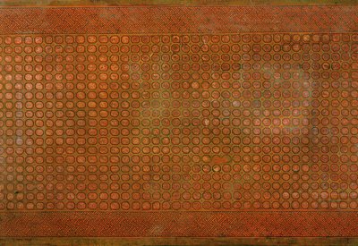 Altarbord, Qianlong-period (1736-95) (lackerat trä med jadeinlägg) (detalj av 272130) av School Chinese