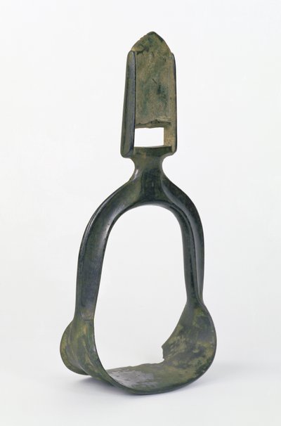Kinesisk stigbygel, 600-700-talet (brons) av School Chinese