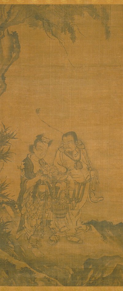 Daoist Immortals (bläck på siden) av School Chinese