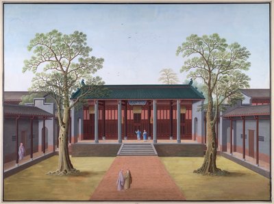 Honam Temple - Hall of the Mystery of Nirvana av School Chinese