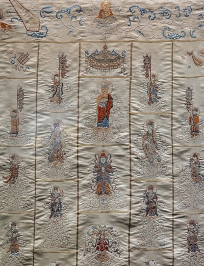 Kesa har tjugoen band (detalj). Kina av School Chinese