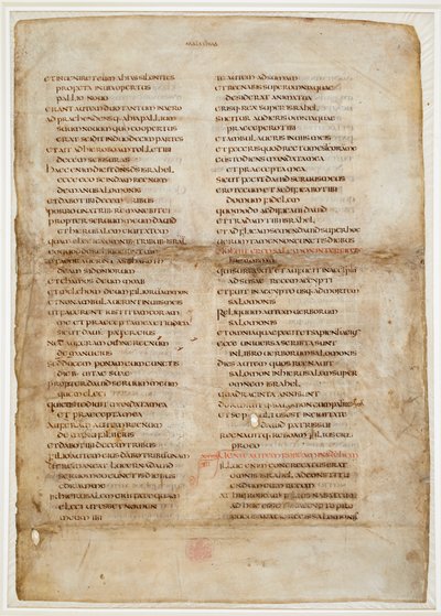 Bibelfragment från Kings Book (