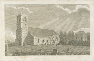Blymhill kyrka: gravyr av School English