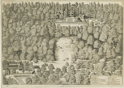 Boscobel House: gravyr, nd [1809] (tryck) av School English