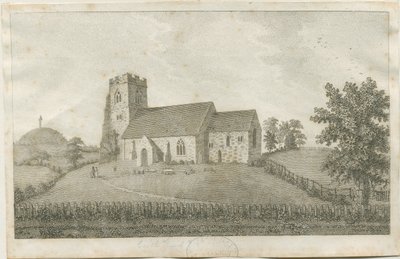 Slottskyrkan - Kyrka: gravyr och [?1700-talet] (tryck) av School English
