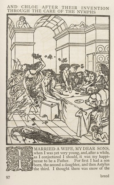 Daphnis och Chloe, Longus (tryck) av School English