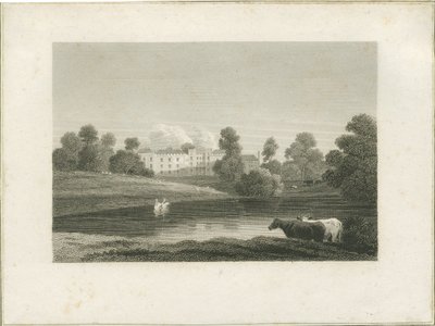 Enville Hall: gravyr och [?slutet av 1700-talet] (tryck) av School English