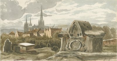 Lichfield - Gammal grav på St. Michael