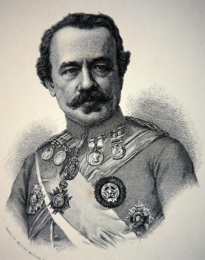 Sir James Outram (litografi) av School English