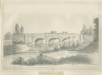 Stafford - Radford Bridge: blyertsteckning, nd [?1800-talet] (teckning) av School English