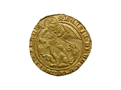 Tudormynt från Asthall Hoard av School English