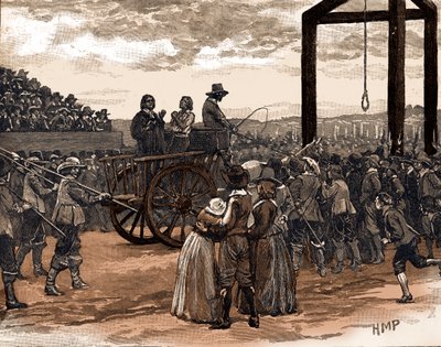 Tyburn under kung Charles I:s regeringstid (tryck) av School English