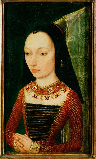 Margareta av York, hustru till Karl den djärve ... av School Flemish