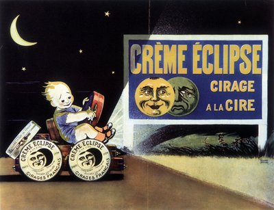 Reklam för vaxpolering "" Eclipse Creme"" av School French