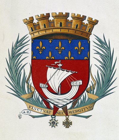 Blazon of Paris "Tosses and sinks" av School French