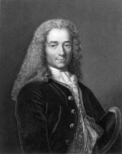 Francois Marie Arouet alias Voltaire (gravyr) av School French