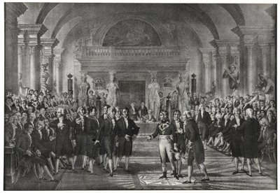 General Bonaparte valdes den 25 december 1797 till sektionen för mekanisk konst i sektionen för vetenskaper för att ersätta Lazare Carnot vid vetenskapsakademin i Paris av School French