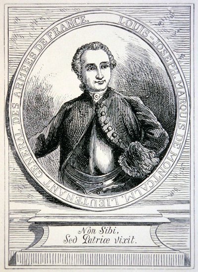 Marquis de Montcalm (gravyr) av School French